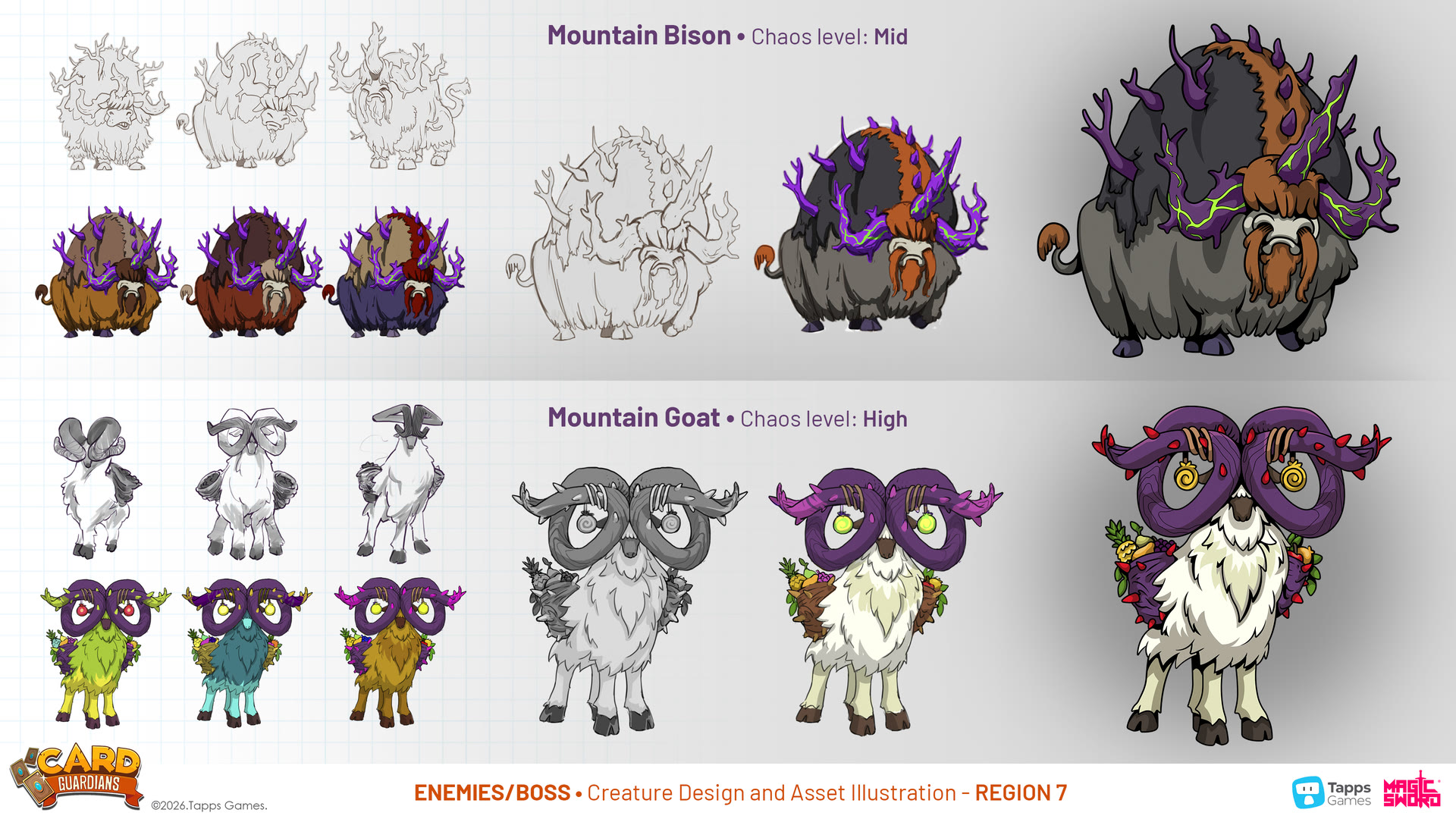 Enemy concept art for Card Guardians by Magic Sword Studio for Tapps Games (1 of 19)